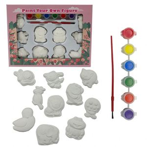 Figuras de Animales Realistas de Yeso para Colorear, Juguete Creativo para Niños, Pintura, Graffiti, Manualidades, Dibujo - Product Image 2