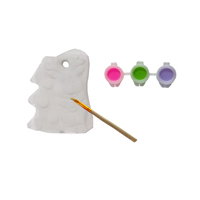 Offre Spéciale DIY Céramique Plâtre Peinture et Coloriage Ensemble Enfants Artisanat Conseil pour Unisexe Enfants Âgés de 5 à 7 Style De Noël