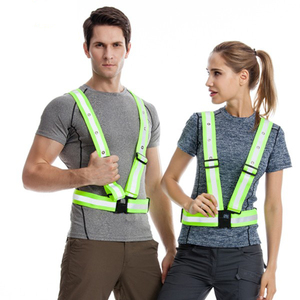 Construcción seguridad del chaleco de chaleco reflectante de seguridad de Led advertir <span class=keywords><strong>el</strong></span> tráfico del chaleco reflectante - Product Image 2
