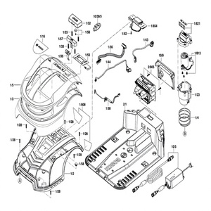 Nouvelles pièces de rechange d'origine en stock pour tondeuse à gazon robotisée <span class=keywords><strong>Indego</strong></span> M 700, fournisseur PLC PAC R-exroth 24V 8 I/O DE - Product Image 1