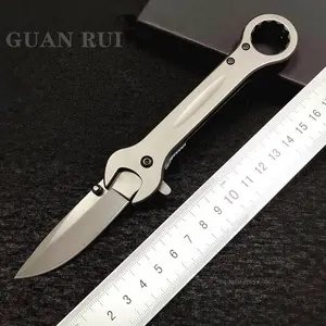Acciaio inossidabile utility campeggio chiave tattica strumento coltello da difesa coltello coltello da tasca all'ingrosso