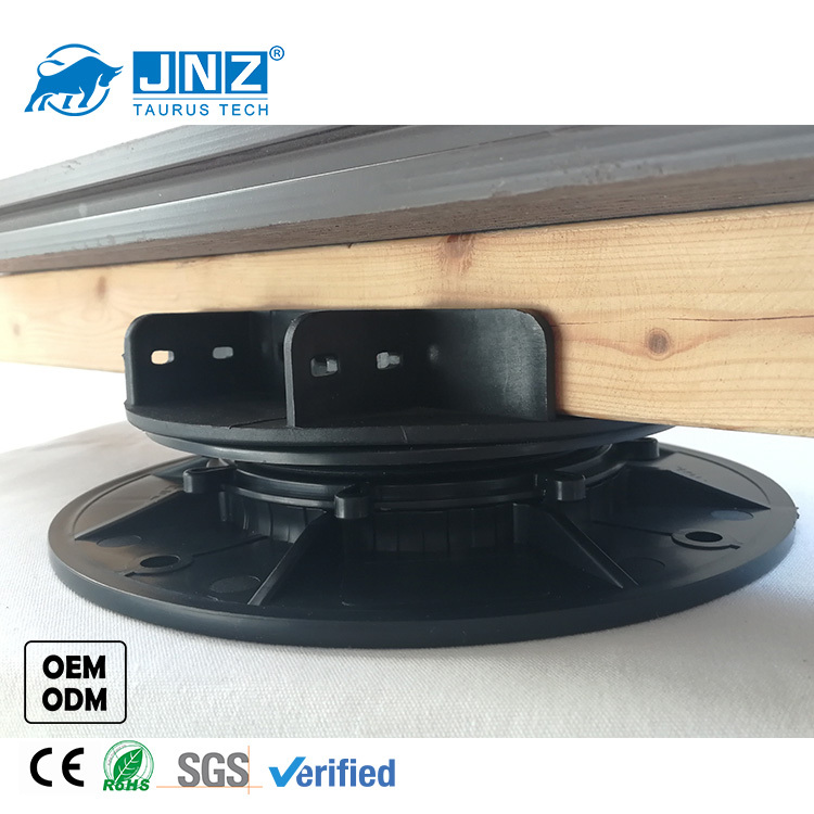 JNZ TAURUS factory price adjustable plastic pedestal deck wood tile