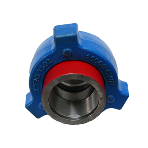 FMC Weco High Pressure Hammer Union <strong>Tees</strong> Carbon Steel Zinc NPT &amp; BSP Thread 50mm 100mm Sizes Plated Casting Technics - Product Image 4