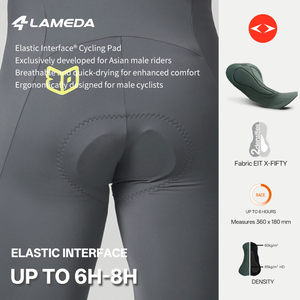 Collants de cyclisme thermiques en polaire pour hommes personnalisés, coupe-vent, rembourrés, pantalons de vélo de route <span class=keywords><strong>VTT</strong></span> en gros - Product Image 6