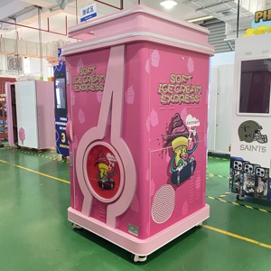 AI High Technology China New Design Fully Automatic Smart Yogurt Soft <strong>Ice</strong> <strong>Cream</strong> Vending <strong>Machine</strong> 3 Flavor Quick 240 Cups/28L Nut - Product Image 4