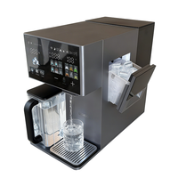 Distributeur d'eau purifiée de comptoir 100 GPD avec eau chaude et froide instantanée et machine à glaçons, refroidisseur d'eau filtrée de bureau