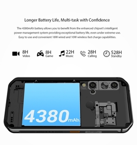 Téléphones mobiles Blackview <span class=keywords><strong>BV9900</strong></span> Pro FLIR avec caméra thermique, Android 9.0, processeur octa-core jusqu'à 2,2 GHz, NFC, smartphone 4G - Product Image 6