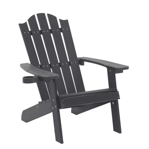 Adirondack เก้าอี้ไม้พับได้สำหรับลานบ้านเก้าอี้ริมสระน้ำเก้าอี้ใช้งานได้จริงกันน้ำ - Product Image 1
