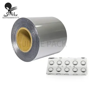Aangepaste Farmaceutische Koudvormende Alu Alu Blaar Afdichting Aluminiumfolie Farmaceutische Verpakking Roll Bedrukte Pvc Blister 500Kg