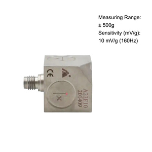 A23F10 10 MV/g เครื่องวัดความเร่งแบบสามแกนสามมิติ 1/4-28 แบบ Quad-core Output สำหรับงานทั่วไป IEPE - Product Image 2