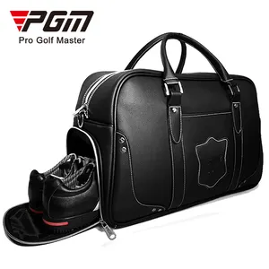 PGM YWB021 Echt leder Golf Kleider tasche schwarz Golf Boston Tasche