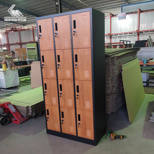 Sản Phẩm Công Nghệ Mới Của Trung Quốc Tủ Khóa Học Tập Gym Bằng Kim Loại Chuyển Gỗ 12 Cửa - Product Image 3