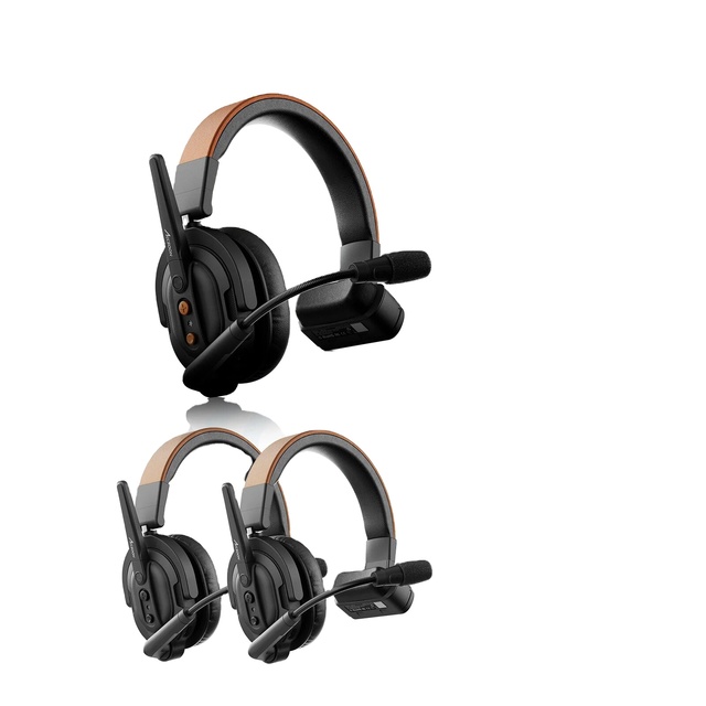 Accsoon Como SE 5-Person Wireless Intercom Headset System 1 Host 4 Remote 2.4GHz Full-Duplex for Crew Communication Group Talk