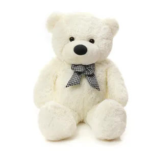 Niuniu baba peluş hayvanlar oyuncak Peluches Teddy ayı Unstuffed yumuşak peluş malzeme 100cm dev ayı cilt peluş oyuncak çocuklar için hediye