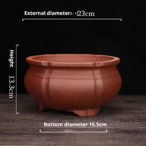 <span class=keywords><strong>Pot</strong></span> en argile violette Yixing, <span class=keywords><strong>pot</strong></span> à fleurs créatif en céramique, <span class=keywords><strong>grand</strong></span> <span class=keywords><strong>pot</strong></span> <span class=keywords><strong>de</strong></span> bureau, idéal pour plantes, bonsaïs, orchidées papillon, vente en gros - Product Image 4