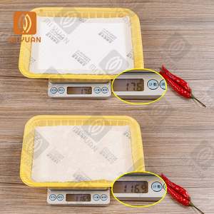 Almohadillas Absorbentes de Pulpa de SAP y Película de PE No Tejida, Ecológicas y de Alta Calidad, de 160x90 mm, con Capacidad de 50 ml, para Envasado de Alimentos, Carne y Aves - Product Image 3