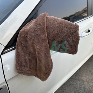 Nouvelles serviettes en microfibre torsadées à séchage rapide pour le nettoyage et le séchage de voitures - Product Image 1