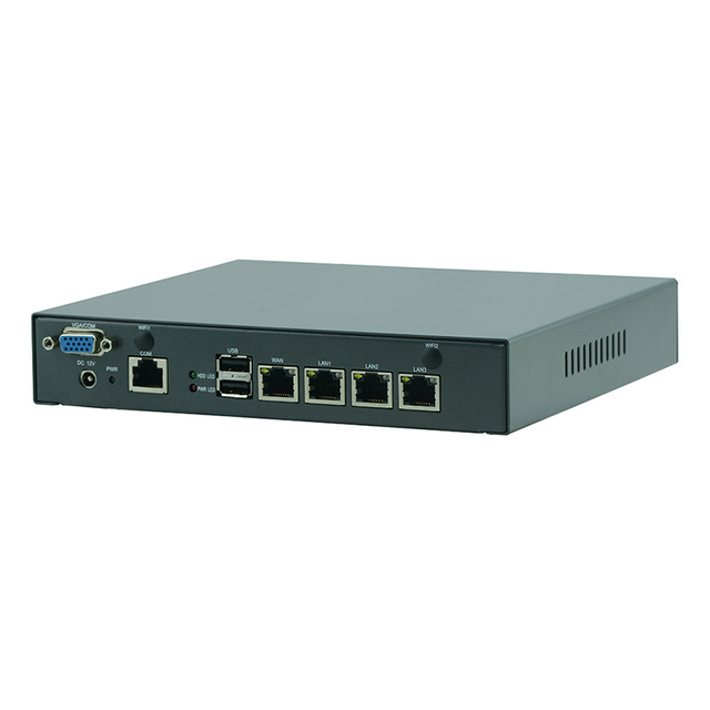 R41EAZ DDR4 Fanless Desktop Mini Pc Pcs Barebone With Integrated Celeron J4125/2.0GHz 4 Core Processor DDR4 VGA  Pfsense Router