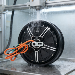 <span class=keywords><strong>Moteur</strong></span> de <span class=keywords><strong>roue</strong></span> arrière sans balais 48V 1000W 10 pouces pour trottinette électrique, étanche IP67, usine OEM - Product Image 3