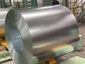 Bobina de Acero Galvanizado con Patrón de Gota de Agua, Recubrimiento Z41-Z60, Dureza Media, Espesor de 0.5-1.0 mm, Grado Q235, Laminado en Caliente - Product Image 1