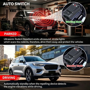 Répulsif Ultrasonique Amélioré 2026 pour Rongeurs, à Brancher et à Piles, Anti-Martre, Empêche les Souris et les Rats de S'infiltrer dans la Voiture, le Grenier et la <span class=keywords><strong>Garage</strong></span> - Product Image 4