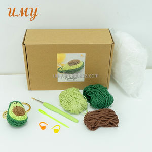 Kit complet De tricots, jouets De démarrage pour enfants, <span class=keywords><strong>facile</strong></span> pour débutants, motif crochets, Kit De couture, Deux Para De bricolage, Kit De <span class=keywords><strong>Crochet</strong></span> aux fruits - Product Image 5