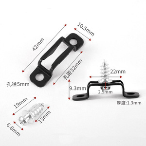 Connecteur de connexion caché 2 en 1, attaches à vis, <span class=keywords><strong>assemblage</strong></span> Simple, armoire, armoire, meubles, quincaillerie, accessoires - Product Image 4