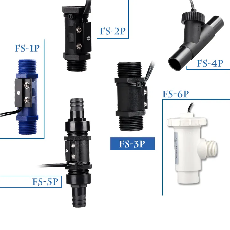 Plástico e magnético montado verticalmente pequeno/baixo interruptor de fluxo de água para o aquecedor de água/interruptor de fluxo de água chiller