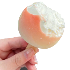 ไอศกรีมเชอร์เบทเลมอนฮาลาลพร้อมสตรอเบอรี่ลูกพีชรสไวรัลบรรจุในกล่อง - Product Image 2