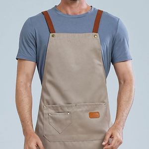Wsy657 Wholesale With Removable Adjustable Straps Work Durable Washable Canvas Chef <b>Bib</b> Apron - Product Image 4
