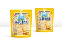 Biscuits de riz chinois OEM d'usine, biscuits coréens, céréales, snacks asiatiques fourrés au cacao, saveur fromage sucré et œuf, 300g