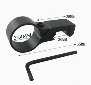 Pocket Gear Stock T2010 Light 34g อะลูมิเนียมอัลลอยสีดำ ขนาด 25.4 มม. ตัวยึดท่อพร้อมประแจหกเหลี่ยมที่เข้ากัน - Product Image 2