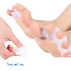 Silicone <strong>Toes</strong> <strong>Straightener</strong> for Hallux Valgus Bunions SEBS Hammer Gel <strong>Toe</strong> Separators - Product Image 1
