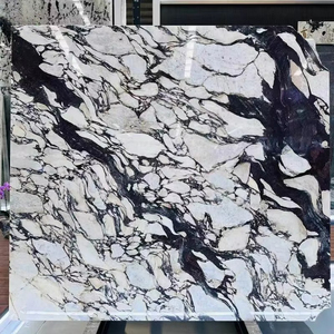 Dalle de marbre Calacatta violet de luxe, polie, design moderne pour îlot de cuisine, revêtement de sol, mur décoratif et décoration d'hôtel - Product Image 6