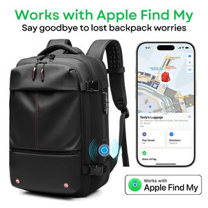 Excelente <span class=keywords><strong>Mochila</strong></span> con Sistema de Vacío de un Solo Toque, Compatible con Apple Find My, para Laptop de 17 Pulgadas, con Separación en Seco y Húmedo, Portátil, Ideal para Paseos Urbanos - Product Image 1