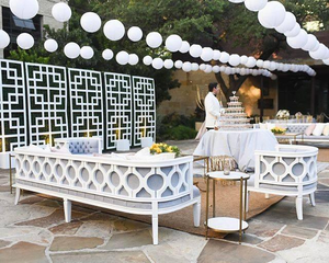 Canapés <span class=keywords><strong>de</strong></span> salon <span class=keywords><strong>de</strong></span> luxe <span class=keywords><strong>de</strong></span> haute qualité, ensemble <span class=keywords><strong>de</strong></span> canapés en bois <span class=keywords><strong>de</strong></span> chêne massif 1 + <span class=keywords><strong>2</strong></span> + 3 avec lin Beige blanc pour la fête <span class=keywords><strong>de</strong></span> mariage à la maison - Product Image 5