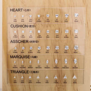 <b>Ring</b> Sizers Guidelines Trays Sets with 11 Shapes and Display <b>Folder</b> Guidelines for Diamond Jewelry Selling Custom Logo Available - Product Image 4