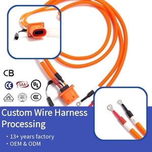 Harnais de câblage haute tension pour véhicule à énergie nouvelle, faisceau de câblage de sécurité HVIL 300V-800V pour compresseur PDU et chauffage PTC - Product Image 1