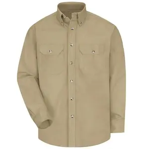 Men's Fr shirt  Dress Uniform cargo work shirts for men