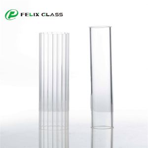 FELIX GLASS Lampe de plafond industrielle polie en verre borosilicate écologique fait main pour l'intérieur, avec tube en verre, garantie 3 ans - Product Image 3
