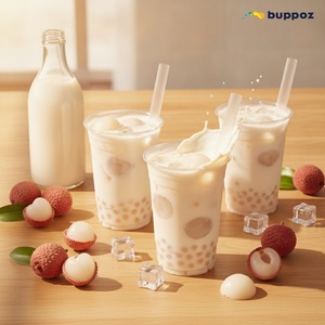 Sirop de Litchi 5kg Bouteille Halal HACCP Végétarien pour Magasin de Bubble Tea et Thé au Lait Marque Privée - Product Image 5