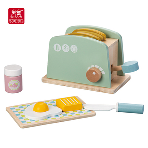 Juego <span class=keywords><strong>de</strong></span> simulación <span class=keywords><strong>de</strong></span> <span class=keywords><strong>madera</strong></span> para niños, cocina preescolar, comida, <span class=keywords><strong>juguete</strong></span>, <span class=keywords><strong>tostadora</strong></span>, juego para niños - Product Image 2