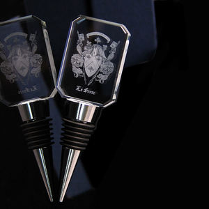 Bouchons <span class=keywords><strong>de</strong></span> vin en verre réutilisable pour décoration <span class=keywords><strong>de</strong></span> fête <span class=keywords><strong>de</strong></span> bar, figurines <span class=keywords><strong>de</strong></span> poker laser - Product Image 6