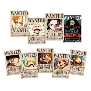 Promotion : Lot de posters d'anime Luffy, Zoro, Nami, Shanks, <span class=keywords><strong>Sanji</strong></span> – Affiches de recherche en papier couché, écologiques et imperméables pour mur - Product Image 2