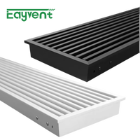 Grille de ventilation en plastique ABS pour plafond et mur, avec filtre lavable, anti-corrosion, pour système CVC