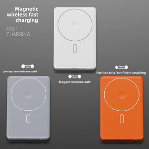 Batterie externe magnétique en alliage pour recharge rapide sans fil, compatible montre et écouteurs, avec fonction support – Vente en gros - Product Image 6
