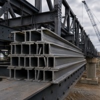 Poutre en acier au carbone laminée à chaud, poutre en H lourde, profilé en acier structurel pour la construction