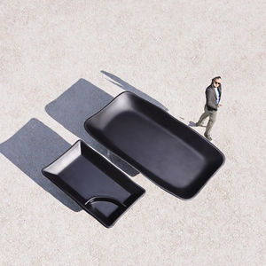 Platos Japoneses Negros de Melamina de 10/14 Pulgadas para Servir Sushi, Sashimi y Cocina Tradicional Japonesa - Product Image 3