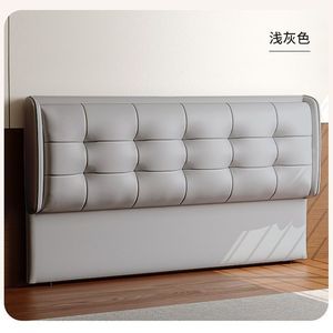 Cabecera de Cama Tapizada Color Café, Madera Sólida, Diseño Moderno, Muebles de Dormitorio - Product Image 3