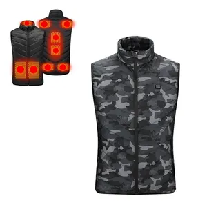 Gilet de combinaison camouflage chauffant Intelligent pour hommes ororo usb, batterie rechargeable intelligente, alimenté par batterie, gilet chauffant